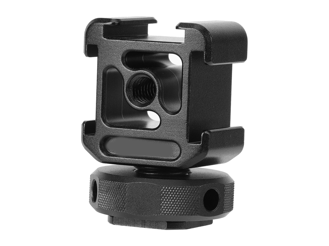 Câmera Mirrorless Ulanzi PT-12 SLR com três cabeças, sapata quente, sapata fria, suporte de expansão para microfone de preenchimento LAXISCREED