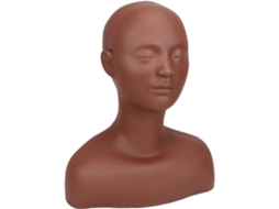 Cabeça de Manequim SFUSHOS, Silicone, Maquiagem, Tamanho Grande