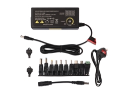 Aetheria fonte de Alimentação Universal Ajustável 60w Dc 5v 24v Conversor Ca/dc com 10 Plugues