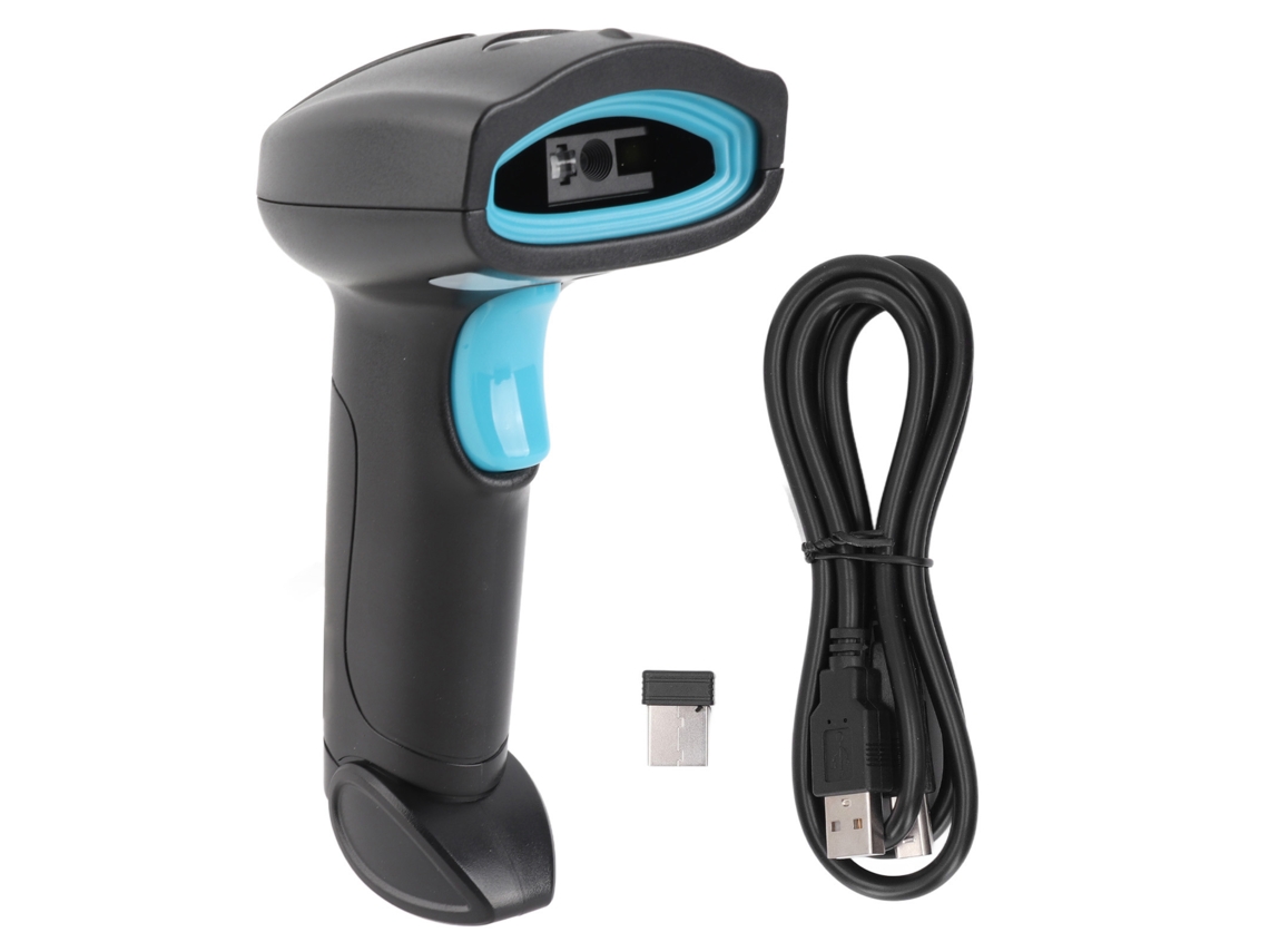 Lector De Códigos De Barras 1d 2d Inalámbrico 2.4g Portátil Para Supermercado Cajero Logística Envíos Expresos