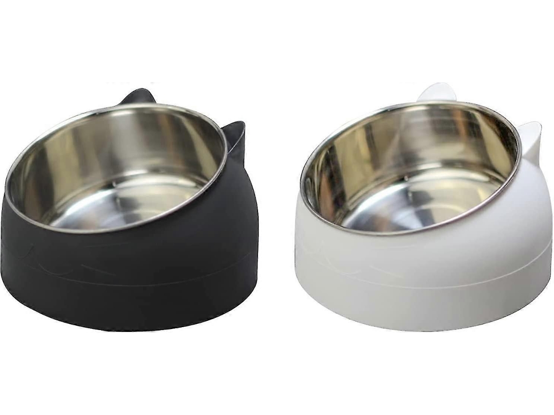 2 Tigelas de Aço Inoxidável para Animais de Estimação
