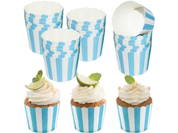 Conjunto De 50 Forminhas De Papel Para Muffins E Cupcakes, Para Assar E Apresentar Sobremesas Em Festas E Eventos
