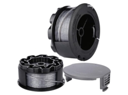 Compatível com Bosch Universalgrasscut 18 18 26 18 260 F016800570, Kit com 2 Carretéis de Fio e Tampas para Aparador de Grama AQUAFORGE
