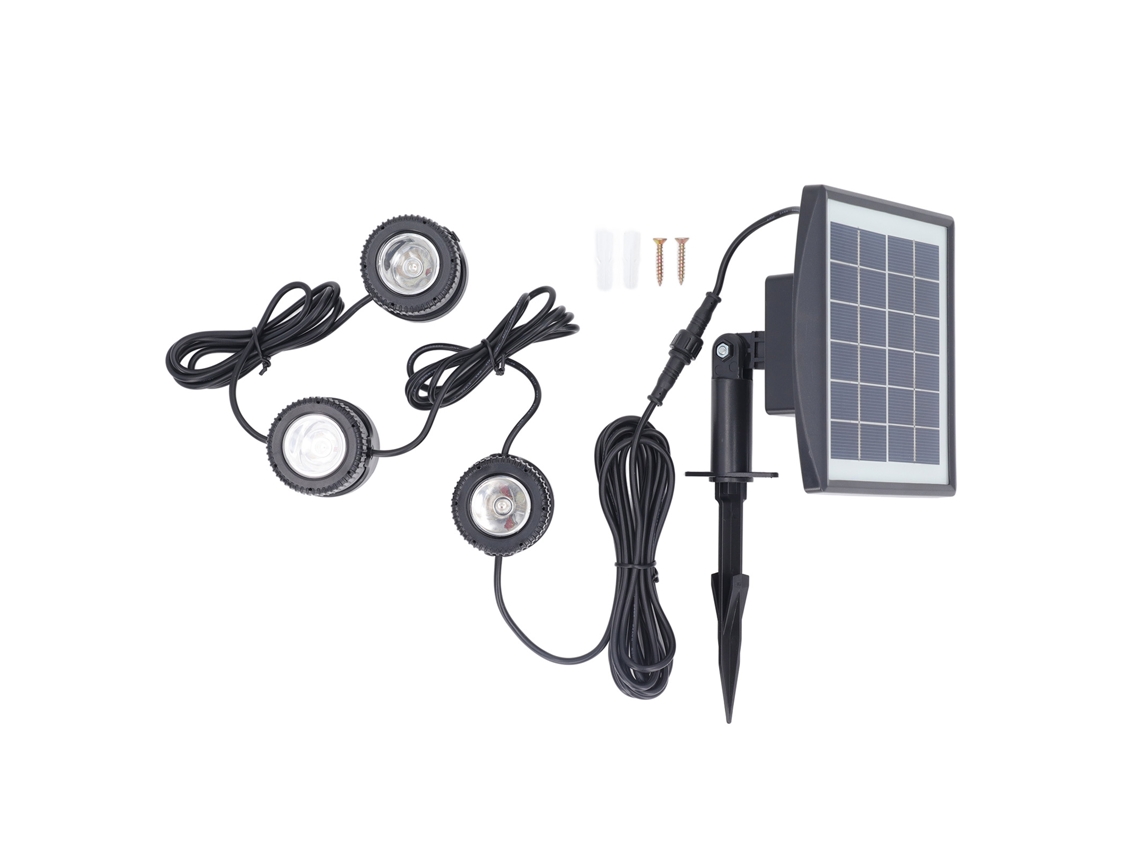 Luz de Spot Solar Primerox 6v 2w à Prova D'água com 13 Cores para Jardim e Quintal