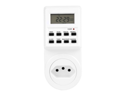 Timer Programável Semanal Digital com Tomada Elétrica S/MARCA