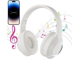 Fones De Ouvido Dobráveis E Leves, Fones De Ouvido Circum Aurais Compactos, Fones De Ouvido Sem Fio Com Cancelamento