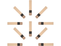 Conjunto de 10 peças para desenho, incluindo Lixa, porta-lápis e
