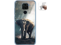 Capa Xiaomi Redmi Note 9 TUMUNDOSMARTPHONE Elefante Multicor