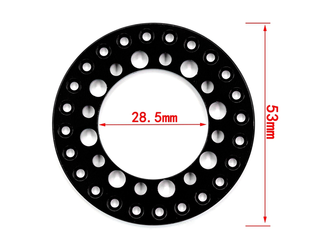 Mali anel de Substituição para Rodas Rc Beadlock 4pcs Compatível com Carros 1/10 Trx4 Scx10 90046 90047 Rodas 1.9in