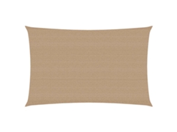 Sun Sail, Sun Sails Vidaxl Cinzento-acastanhado Polietileno (3 X 5 M)