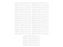 35pcs Bobinas de Encadernação Espiral Plástica A4 25,4mm 48 Loops Passo 4:1 Capacidade 215 Folhas Branco