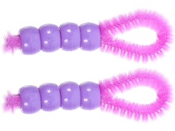 Conjunto de 2 vassouras práticas para limpeza de umbigo em Pe Roxo, suave.