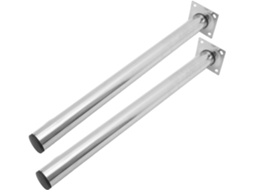 Conjunto De 2 Suportes Verticais De Aço Inoxidável Para Antena Externa, Compatíveis Com Câmeras De I Gokoco