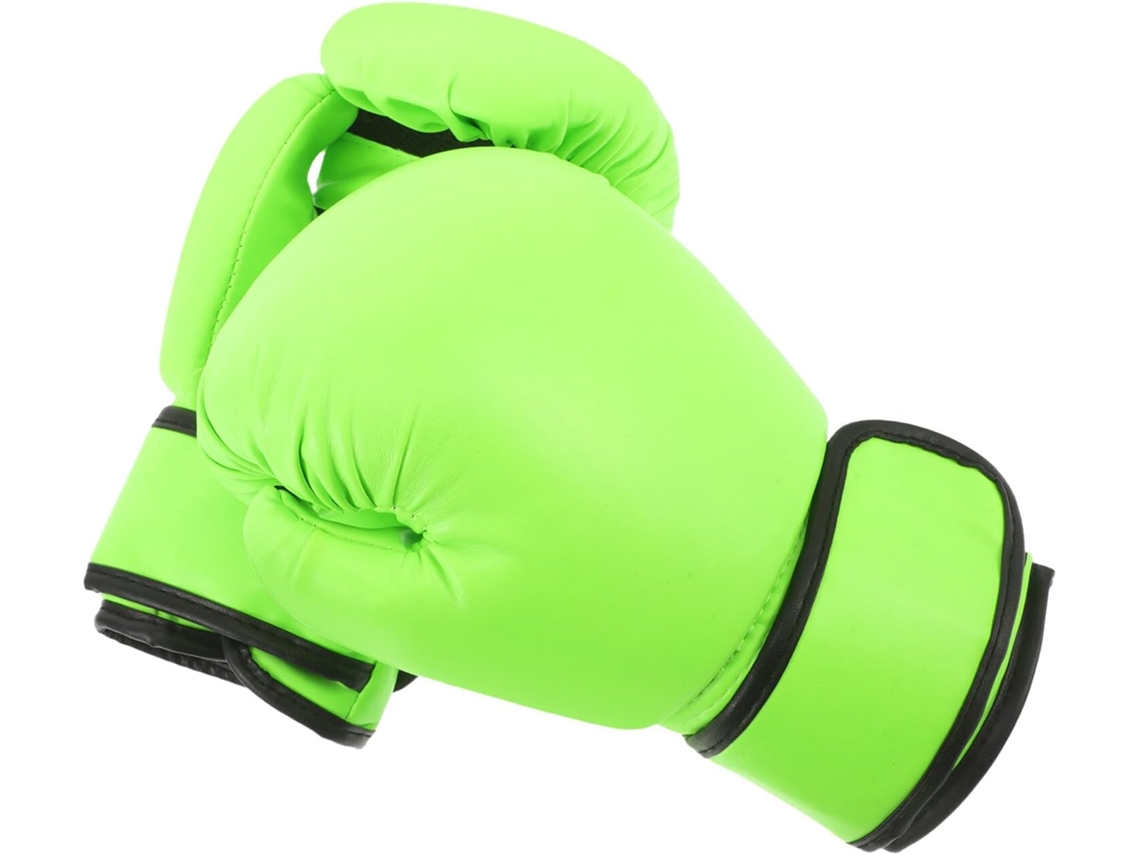 Luvas De Boxe Juvenil Com Acolchoamento Verde Claro De 8 Oz