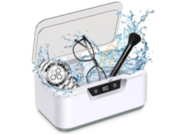 Limpador Ultrassônico de Joias: Limpador Ultrassônico de Anéis, Limpador Sônico de 48 Khz para Colares JYTGALX (branco)