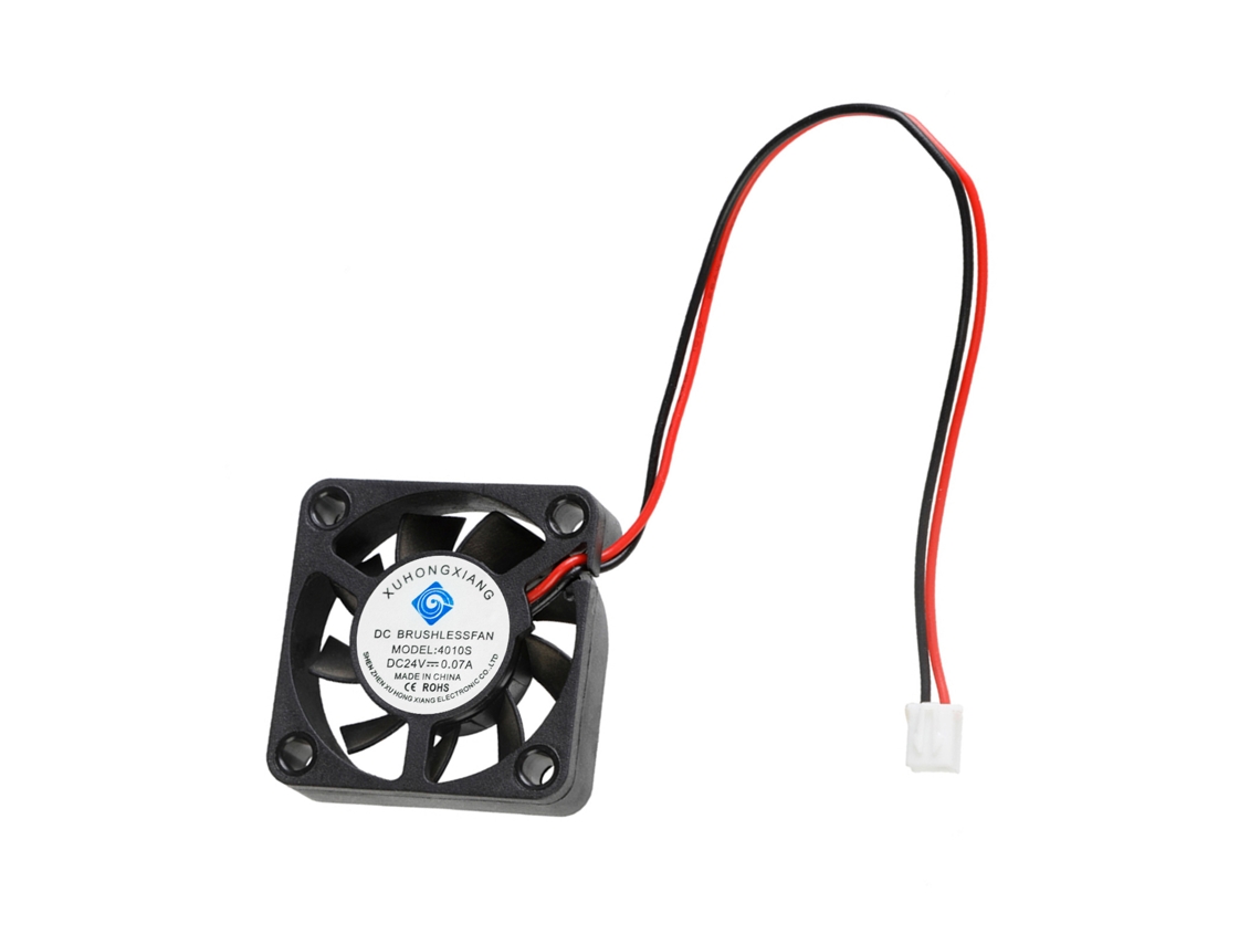 Ventilador de Resfriamento Brushless 4010s 24v Dc 40x40x10mm para Impressora 3d Ender 3 com Conector 2pin