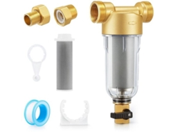 Escolha Sólida - Filtro De Água Reutilizável - Filtro De Água Para Torneira - Adaptador 1'' - G3/4'' Mnpt - Filtragem Da Água Para Beber - Serpente De Á
