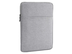 Capa Fina E Impermeável Para Tablets De 8 Polegadas Com Bolso Cinza Claro Multicolorido Tuotuo