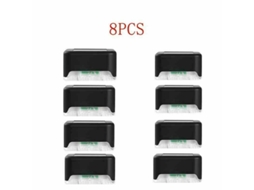 Pacote Com 8 Luzes Led Solares Para Deck, Jardim, Pátio, Escada, Degraus, Cerca SUNNY SPACES