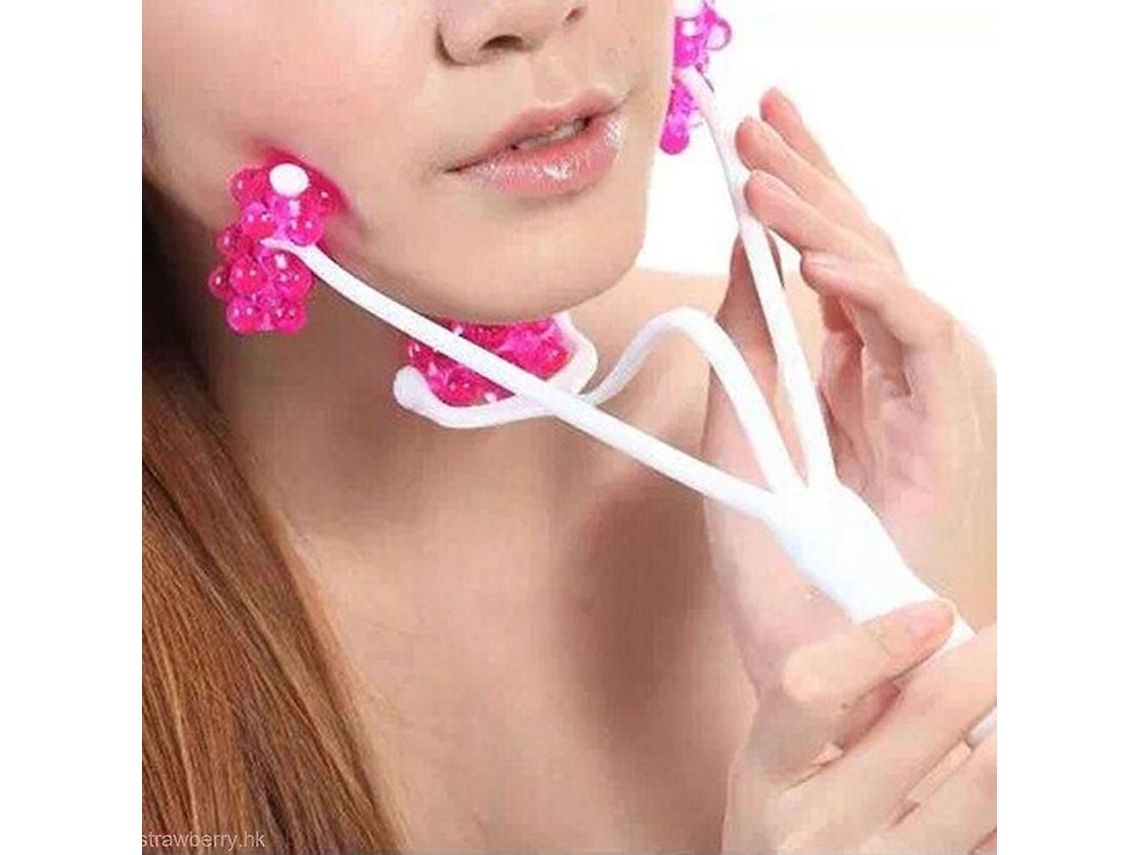 Novo Massageador Facial Elástico com Rolos para Afinar o Rosto, Modelar a Papada e Relaxar Rosto. GOKOCO