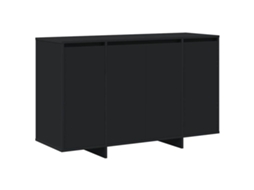 Buffet Preto 120 X 41 X 75 Cm Madeira Processada MAISON EXCLUSIVE