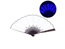BRILVIBERA Leque Led com Luzes, Azul