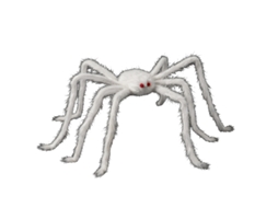 Laxiscreed Espantalho De Halloween Em Tons De Cor Com Aranhas De Pelúcia Para Decoração Do Quarto, Diversos Tamanhos