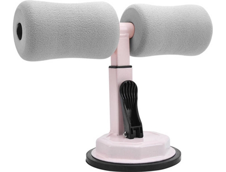 Equipamento para Abdominais  JSQC-3007 Antiderrapante (Cinzento e Rosa - 28x21x7 cm)