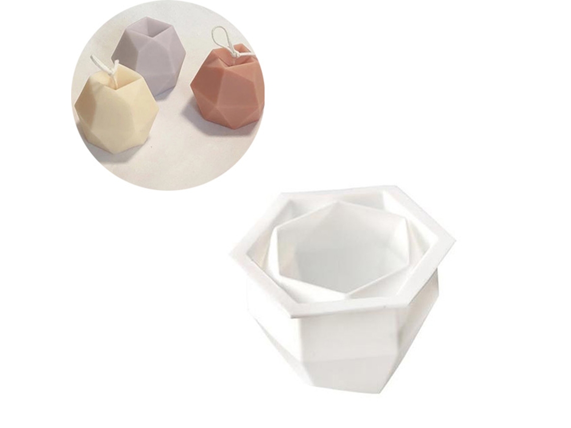 Molde de Cera de Silicone Superfície Broca Geométrica