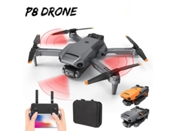 Drone Bestvite P8 Com Câmera Dupla 4k Hd (2 Baterias Duração Da Bateria 12 Min Preto)