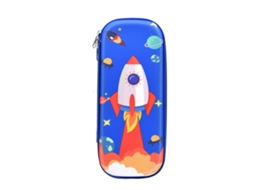 Estojo Grande Com Desenho 3d, Bolsa Multiusos Para Lápis E Canetas Para Estudantes Do Ensino Fundamental