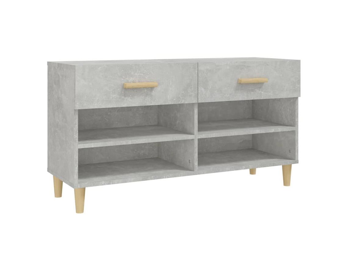 Shoe Cabinet, Shoe Cabinets Vidaxl Cinzeto Madeira Processada (n/a)