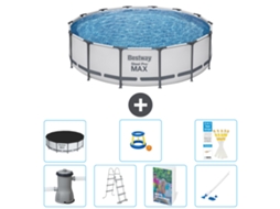 Bestway Piscina Bestway Steel Pro Max Redonda - 427x122 Cm - 8-peças S590