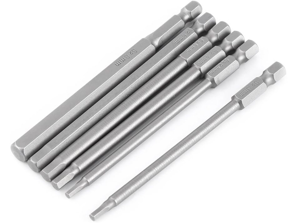KOFIHETY Allen Hex Hex Hex Head Fewed Bit Bit Set, Desempenho Profissional Com Durabilidade, Hastes Hexáticos De Resistência À Derrapagem Para Superfície Lisa
