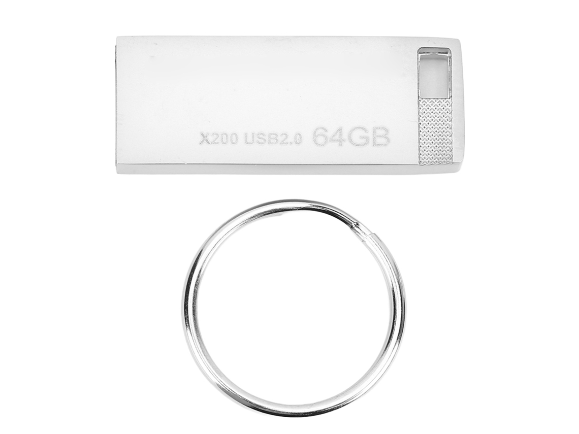 Usb Flash Drive Zinc Alloy Usb2.0 Interface Portable Flash Memory Storage Expansion U Disk For Laptop 64gb LAXISCREED