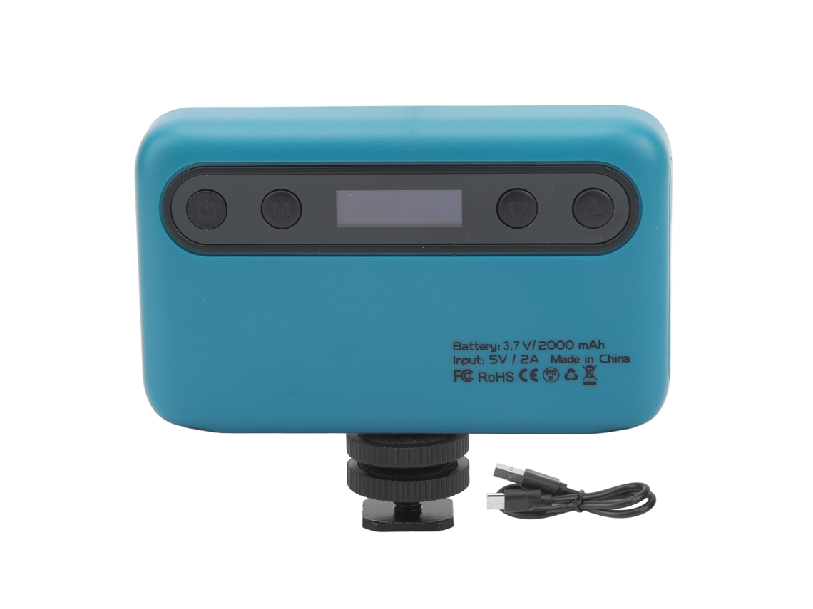 Weeylite Wireless Bluetooth App Full Color Rgb Fill Light Vlog Ambience Color Changing Light Portable Handheld Selfie Led Fill Lamp Blue LAXISCREED