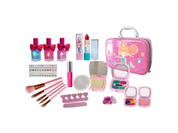 Mali conjunto de Maquiagem Infantil Lavável Seguro com Batom e Sombra para Meninas Type D