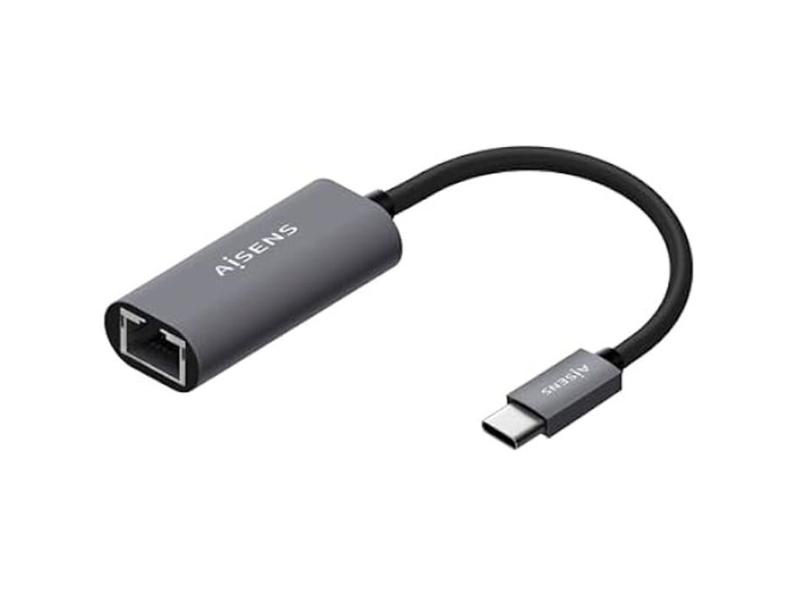 Conversor Usb-c Para Gigabit Ethernet - Aisens A109-0709 10/100/1000 Mbps Cinza 15 Cm-aquaforge