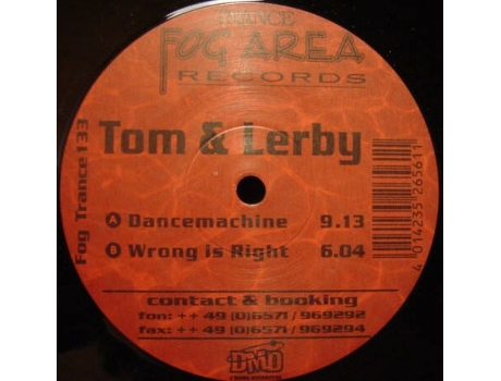 Vinil Dancemachine / Wrong Is Right Fog Area Trance