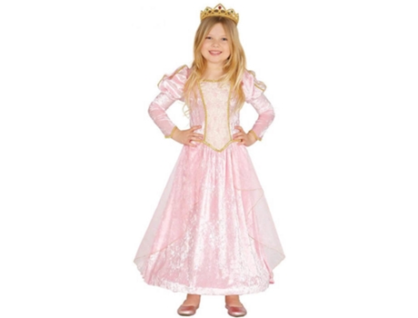 Fato de Menina  Princesa Rosa (Tam: 7 a 9 anos)