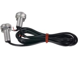 Conjunto de 2 faróis de LED para carros e motocicletas, com funções de farol alto/baixo e farol de neblina.
