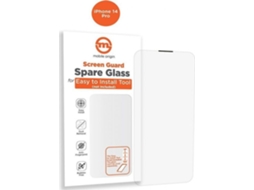 Película Protetora De Vidro Mobile Origin Para Iphone 14 Pro, Laranja, Conjunto Com 2 Unidades.