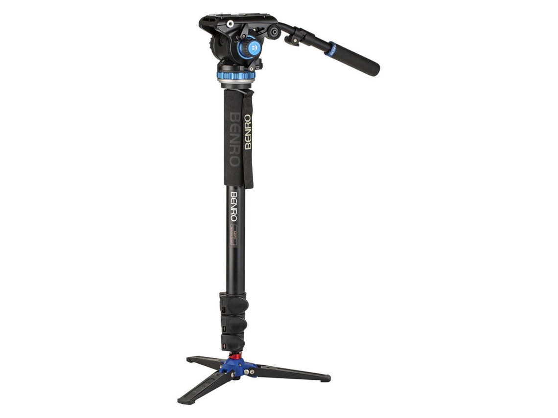 Monopé de Vídeo BENRO A48fd com Cabeça Esférica Fs6pro