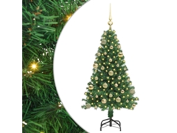Conjunto 1 Luzes De Cordão Decorativas Vidaxl Verde Pvc (120 Cm)
