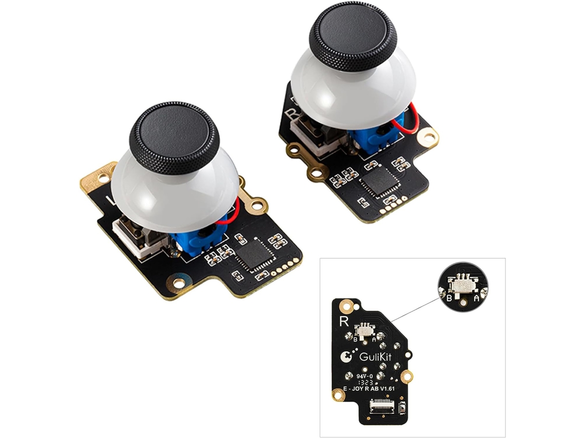Kit de joystick eletromagnético para Steam Deck (Tipo A e Tipo B), joysticks com sensor de efeito Hall esquerdo/direito (sem deriva) Acessórios