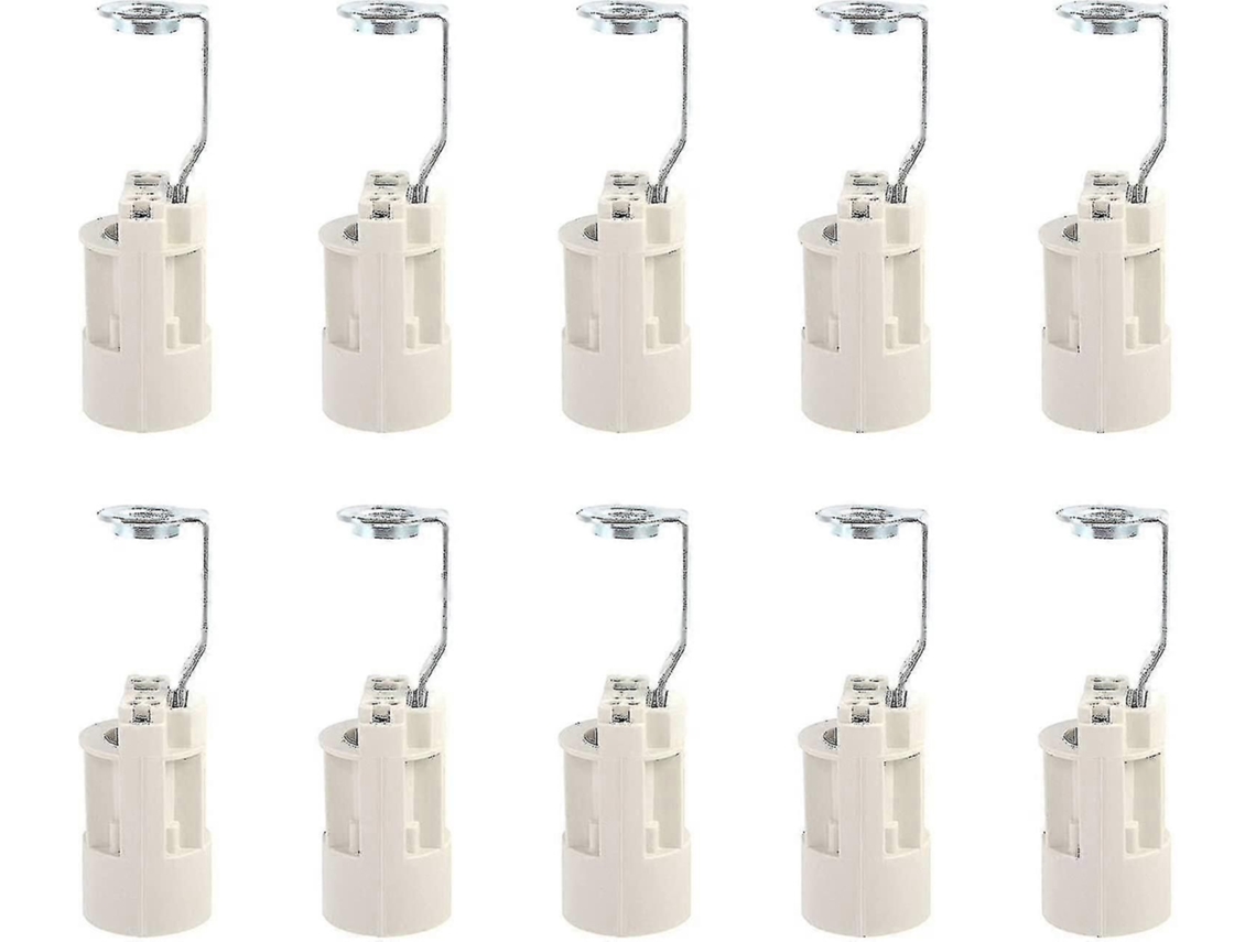 Pacote Com 10 Soquetes Ajustáveis Para Lâmpadas E14, Com Base E14, Para Velas Ou Lustres