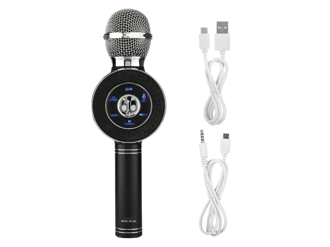 Microfone de Karaokê EOOCOO (bluetooth Sem Fio, Reprodução em Telefone Móvel)