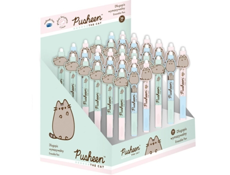 Caneta Automática Apagável Com Punho Ergonômico Pusheen P36, Preço Misto Por Peça Perfecta