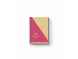 Caderno Espiral FIRMO UpCycling (Pautado - 80 Folhas - B5 - Rosa)
