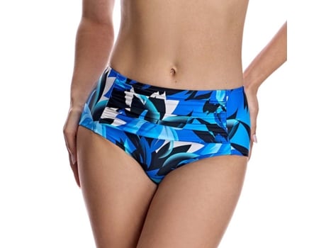 Calcinha de biquíni feminina de cintura alta Ory W250459